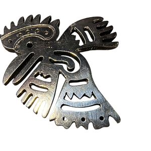 Taxco Mexico Modernist Sterling Silver Bird Brooch